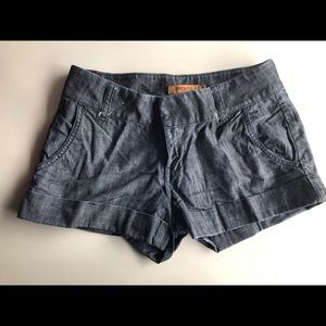 Chambray shorts